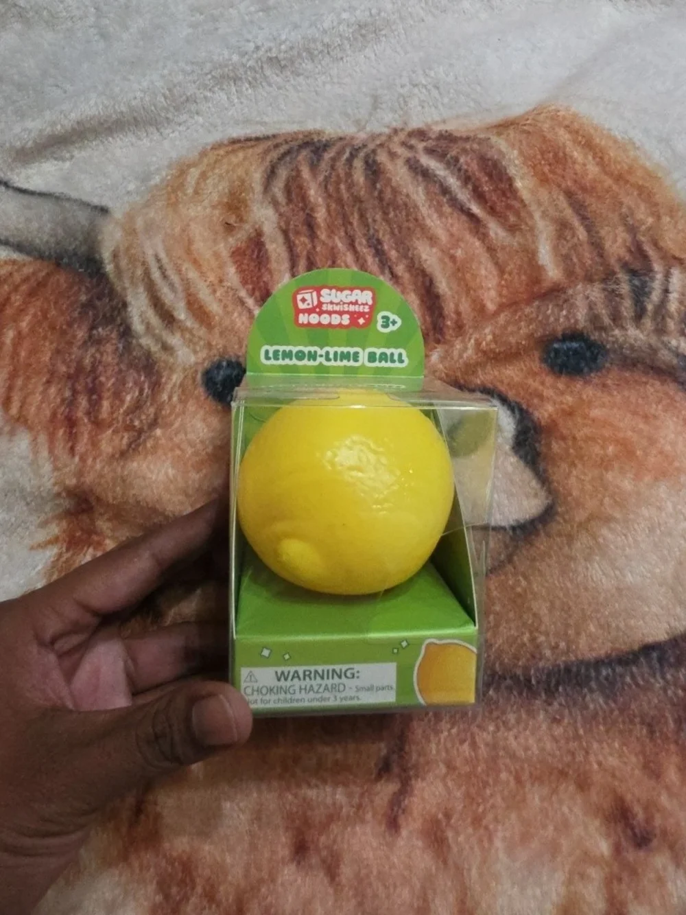 SMITH Lemon-Lime Scented Squishy Ball - Yellow & Green